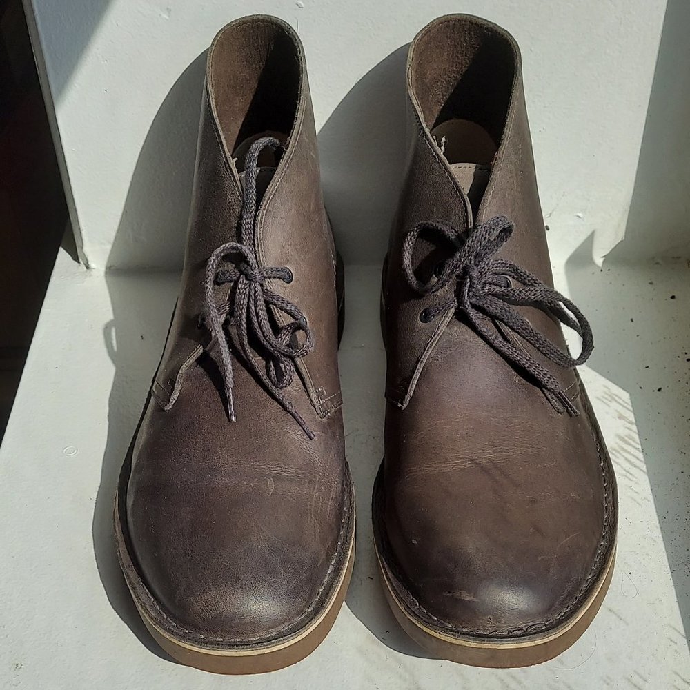 Leather dress boot